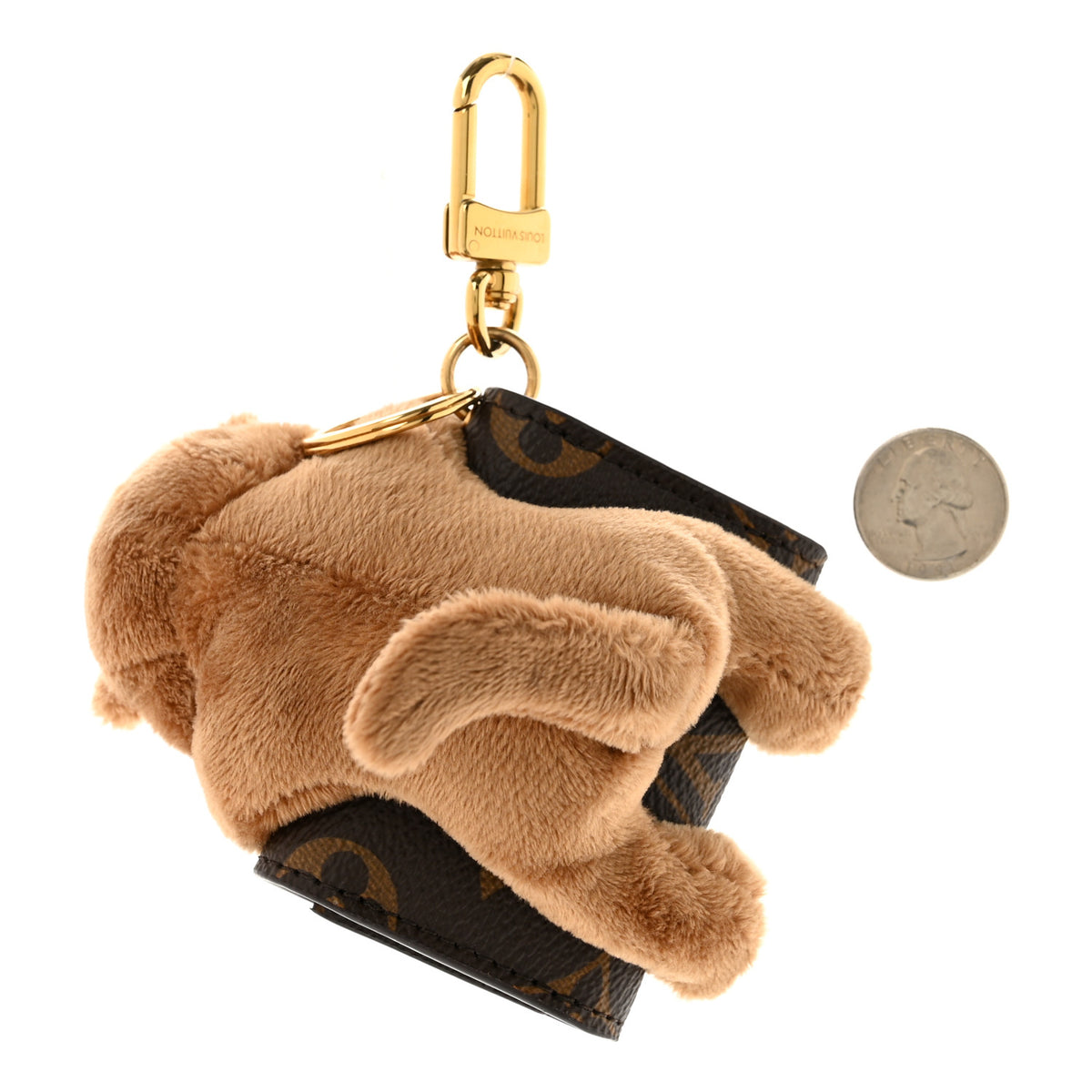 Monogram Cute Cat Pouch Earphones Case