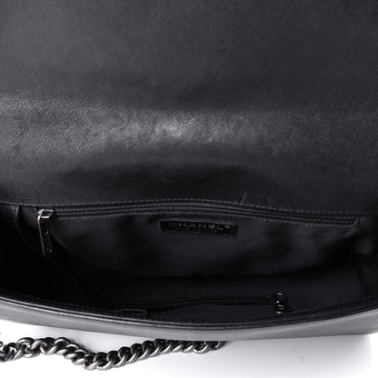 Chanel Calfskin Quilted Large Boy Flap Black 5 of 9