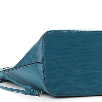 Louis Vuitton Epi Neverfull MM Cyan 10 of 13