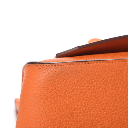 Hermes Taurillon Clemence Jypsiere 34 Orange 10 of 15