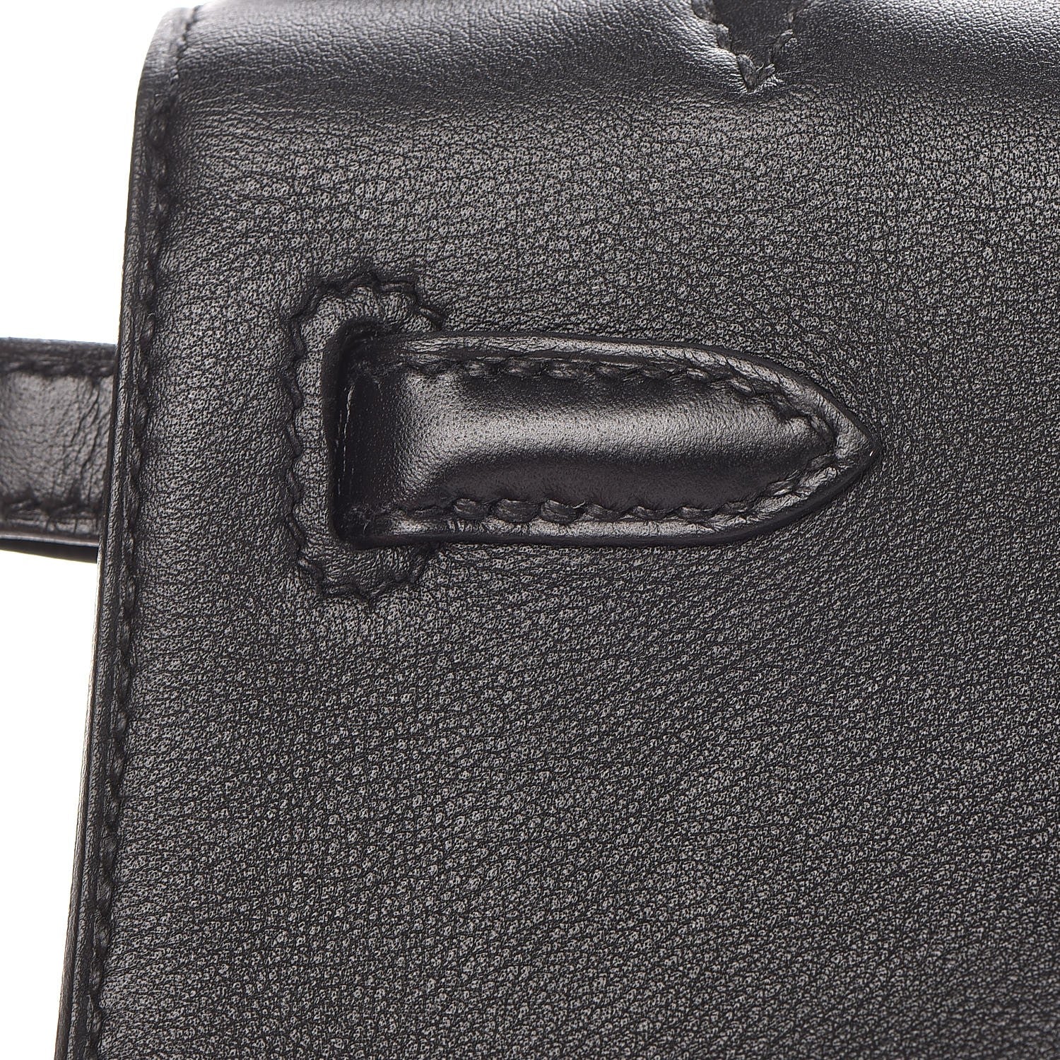 Hermes Swift Kelly Pochette Clutch Black 19 of 28
