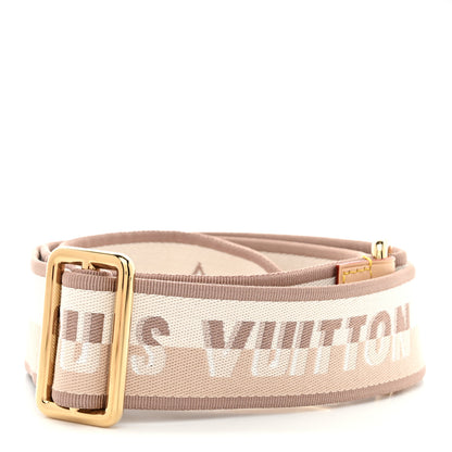 Louis Vuitton Jacquard Speedy Bandouliere 20 Shoulder Strap Beige 2 of 4