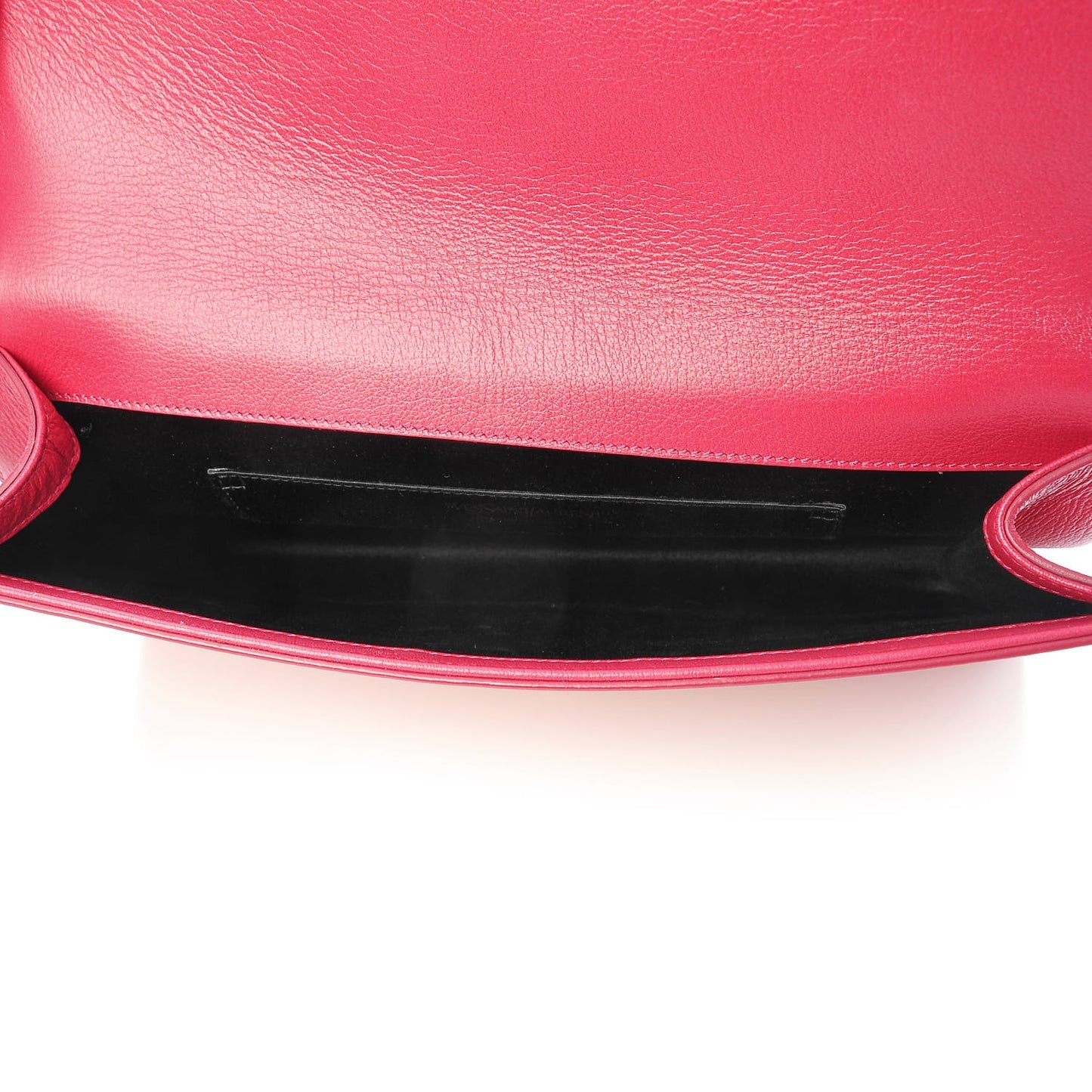 Calfskin Monogram Large Belle De Jour Clutch Lipstick Fuchsia