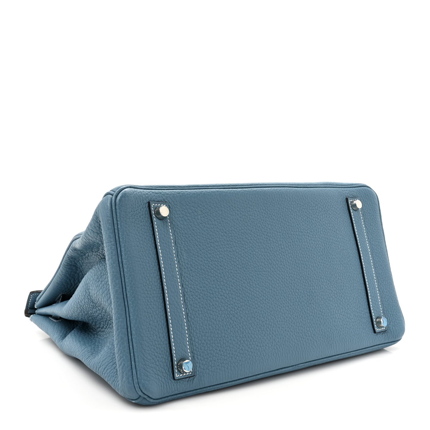 Taurillon Clemence Birkin 35 Blue Jean