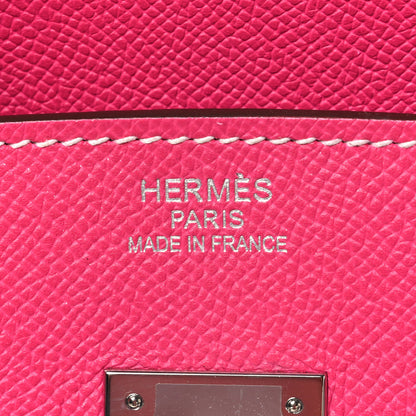 Hermes Epsom Candy Birkin 35 Rose Tyrien Tosca 6 of 10