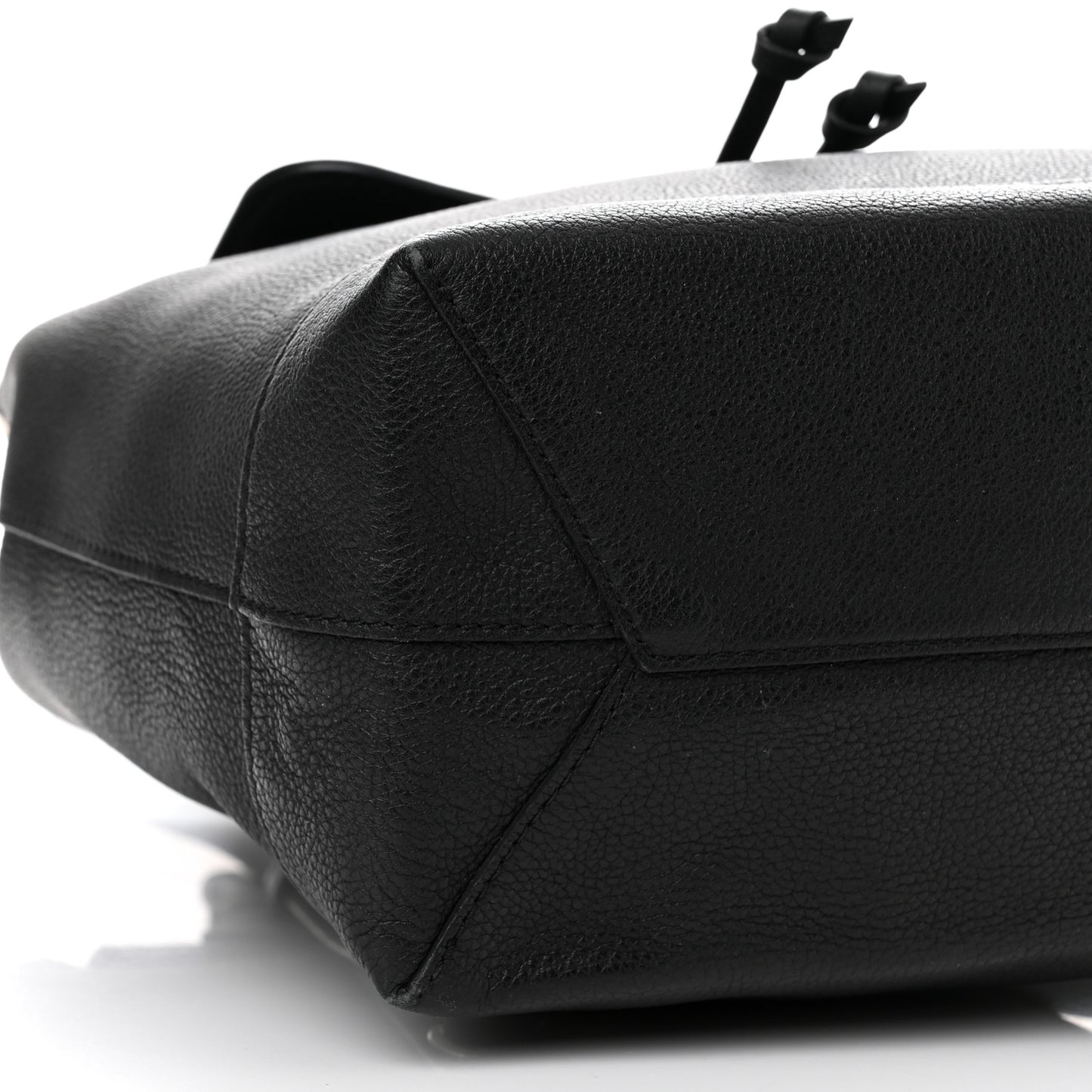 Calfskin Lockme Backpack Black