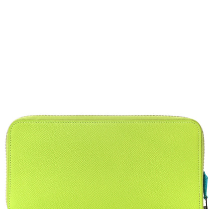 Hermes Epsom Silk'In Wallet Kiwi Lichen 7 of 16