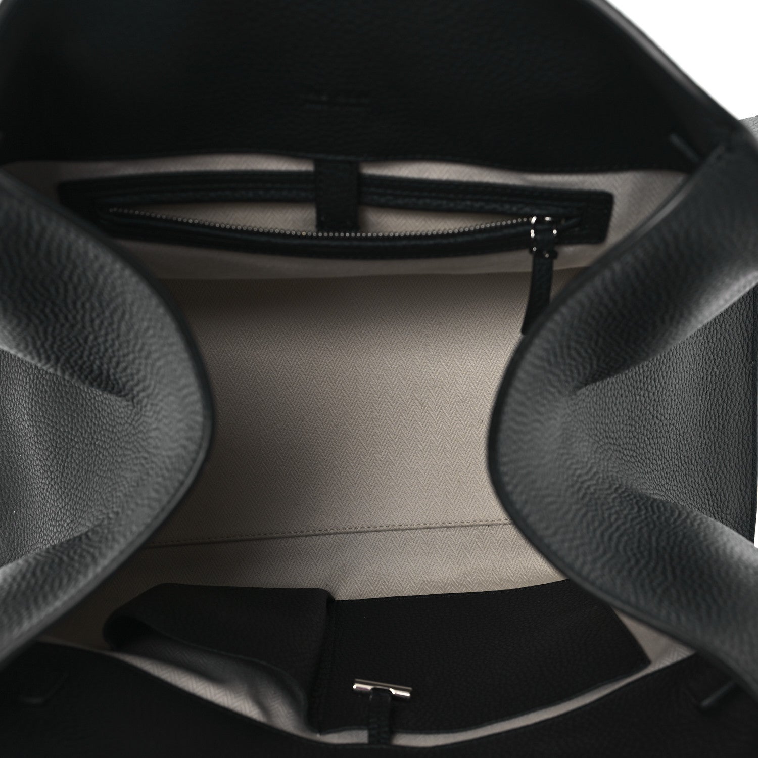The Row Matte Grained Calfskin Soft Margaux 15 Black 5 of 10