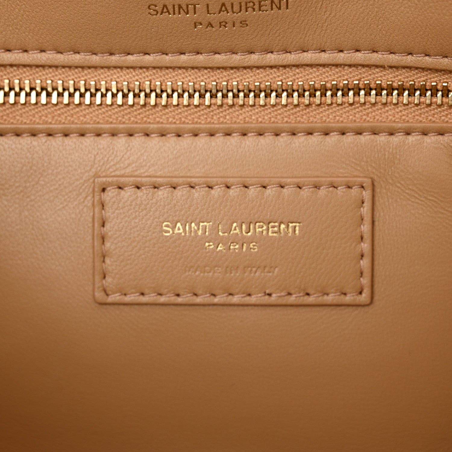 Saint Laurent Calfskin Snakeskin Embossed Monogram Kate 99 Dark Tangerine Brown 6 of 10