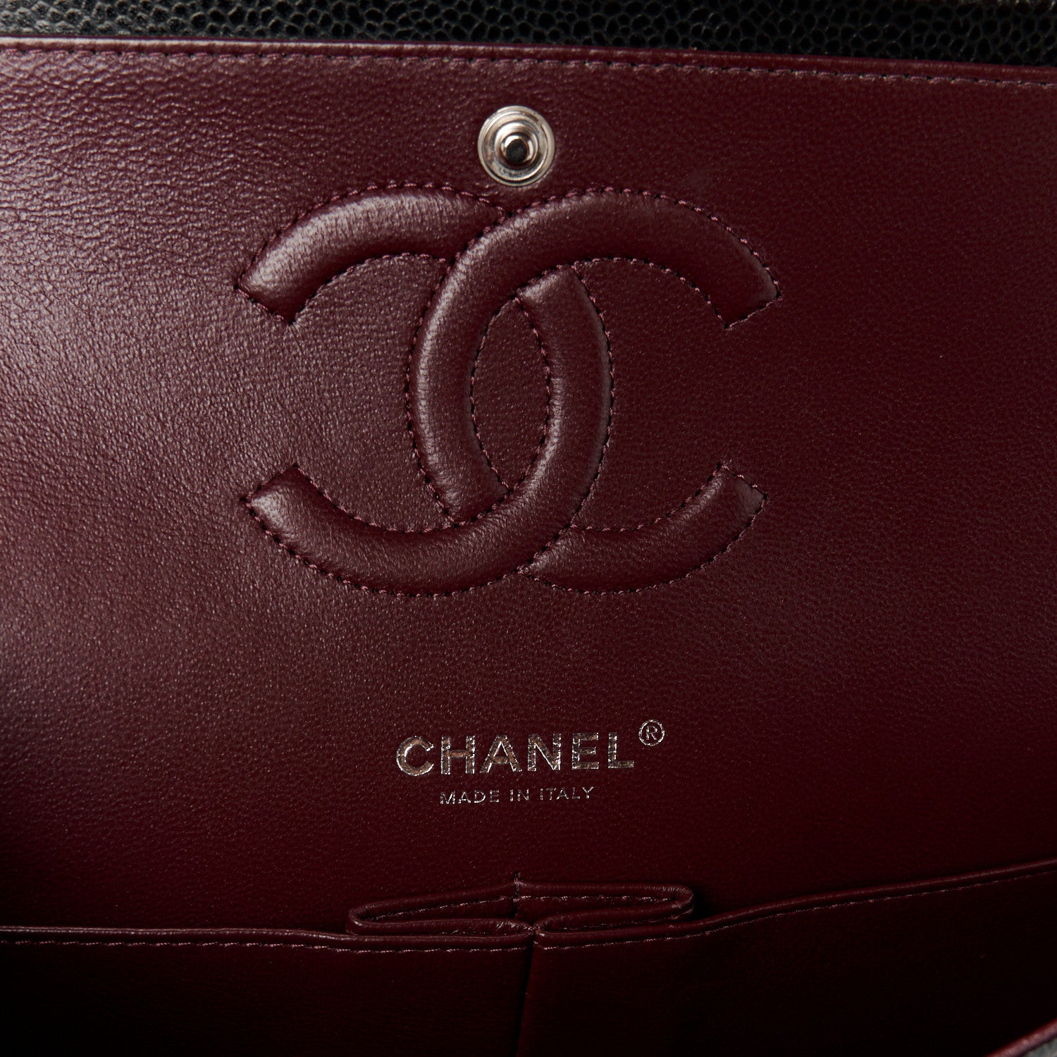 Chanel Caviar Quilted Medium Double Flap Black 6 of 11