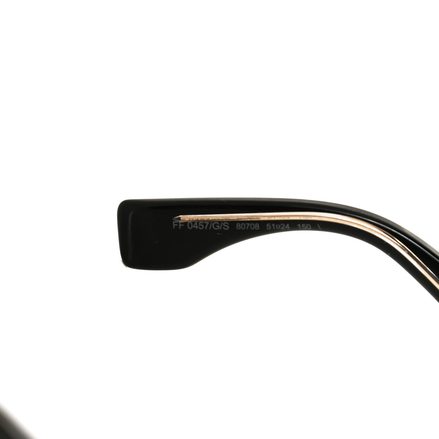 Fendi Acetate Fendi Roma Sunglasses FF 0457/G/S Black Blue 8 of 8