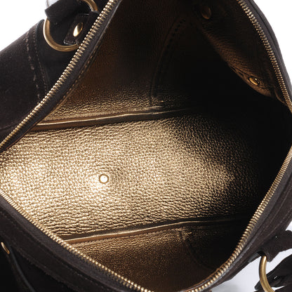 Saint Laurent Suede Large Muse Brown 5 of 7
