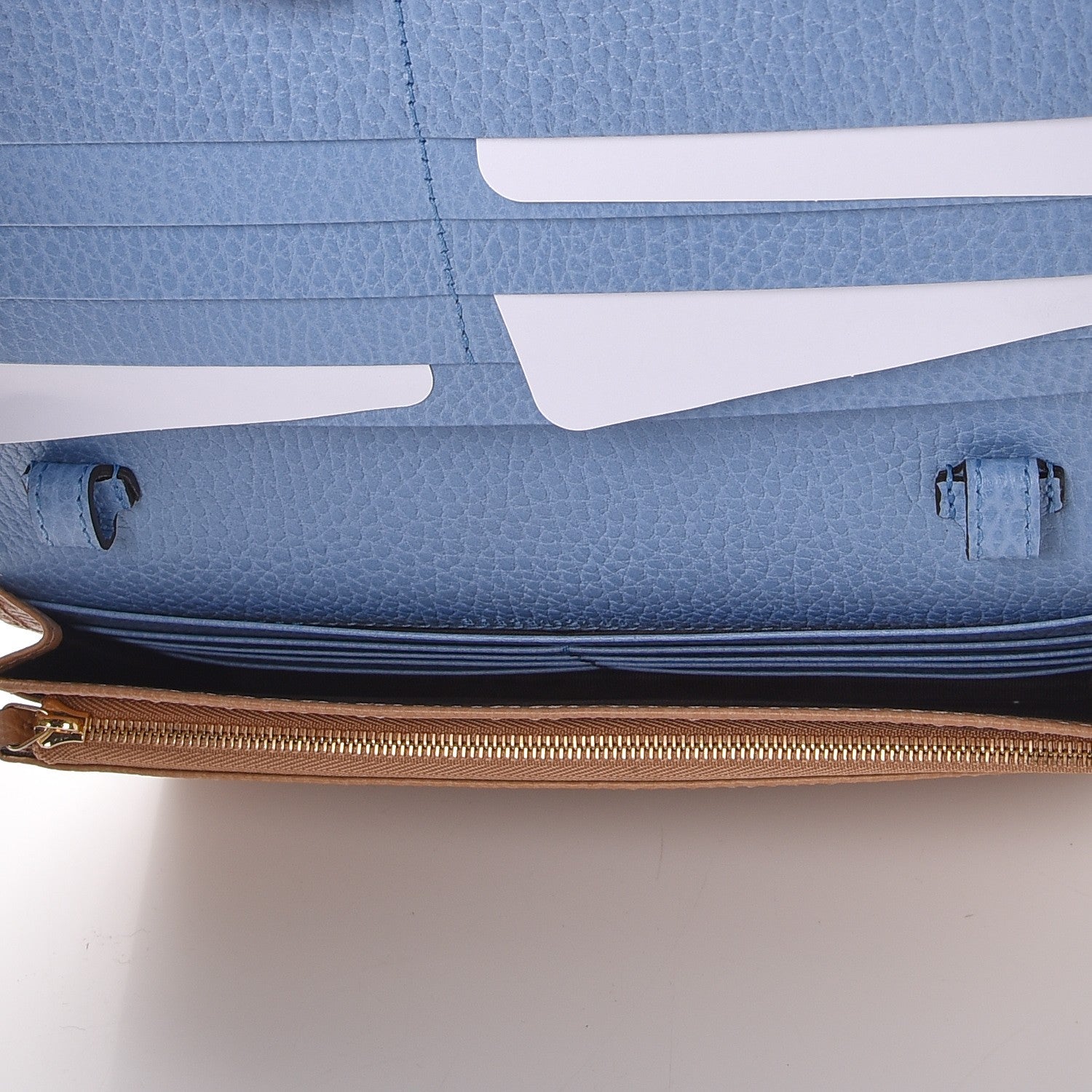 Gucci Dollar Calfskin Mini Swing Wallet Bag Camelia Mineral Blue 5 of 8