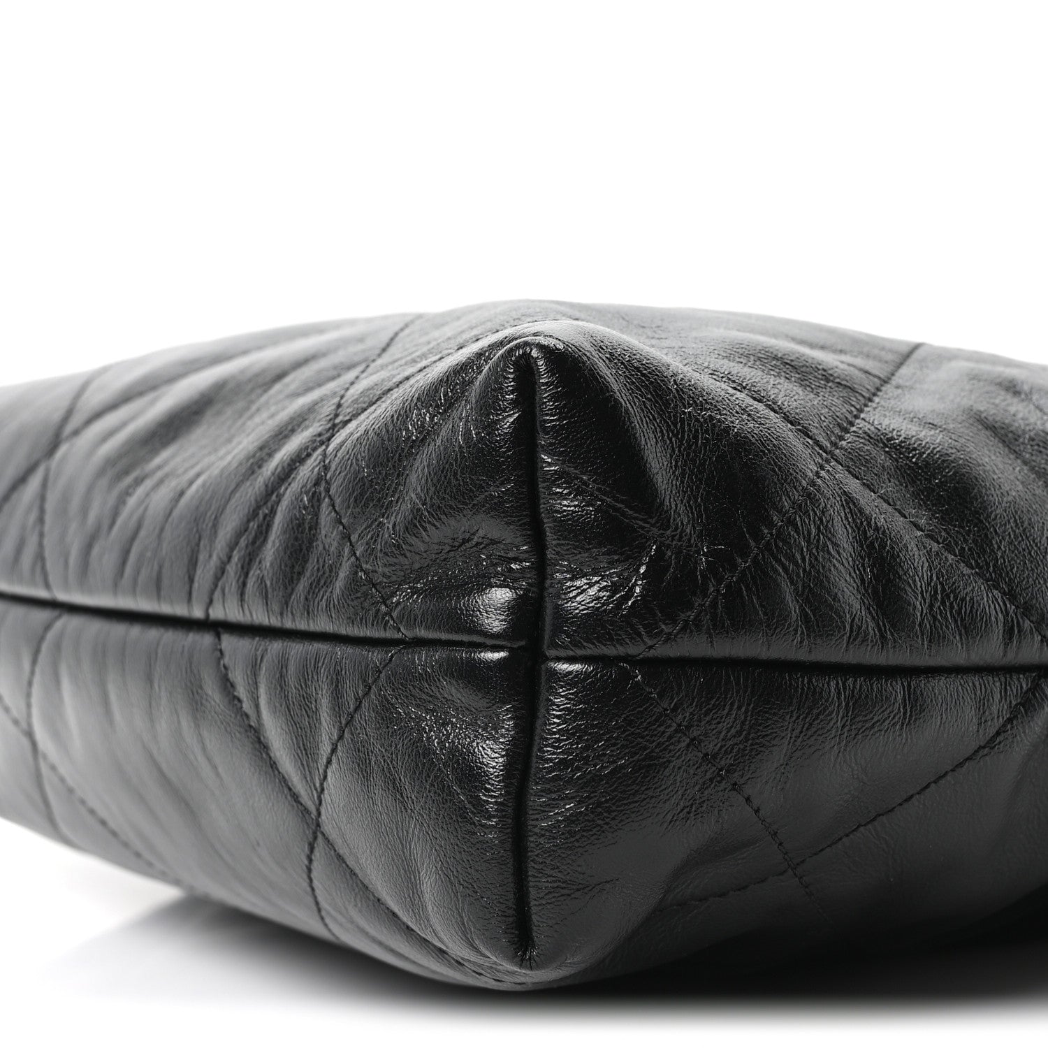 Chanel Shiny Calfskin Quilted Small Chanel 22 Black 1845376