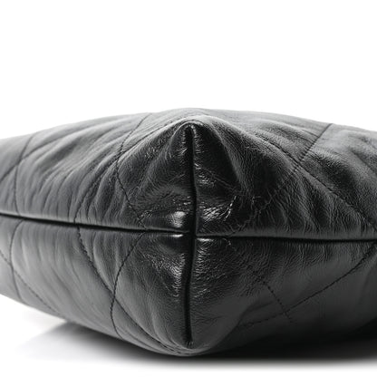Chanel Shiny Calfskin Quilted Small Chanel 22 Black 11 of 11
