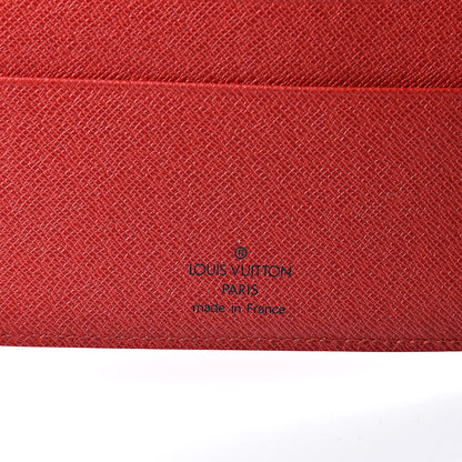 Louis Vuitton Epi Medium Ring Agenda Cover Rouge 6 of 8