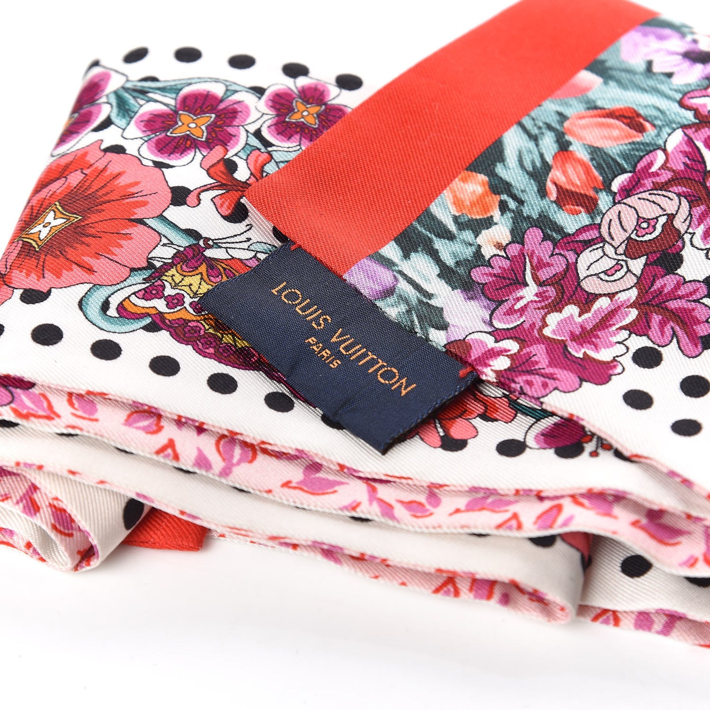 Silk Louis In The Garden Bandeau Fuchsia