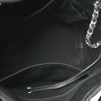 Chanel Caviar Quilted CC Timeless Soft Tote Black 6 of 11