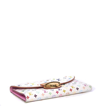 Louis Vuitton Monogram Multicolor Eugenie Wallet White Litchi 4 of 8