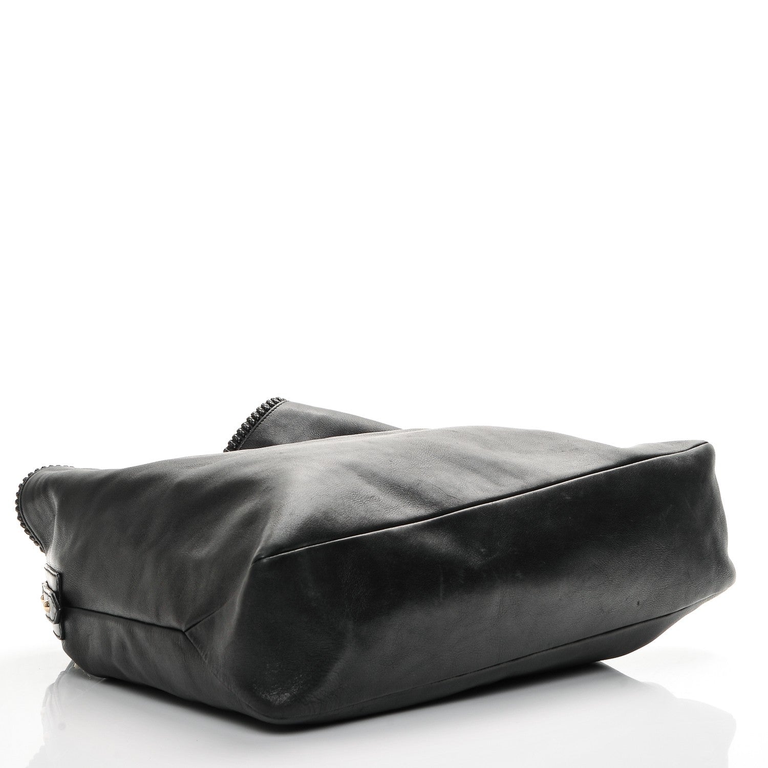 Gucci Calfskin Large Horsebit Chain Hobo Black 4 of 7