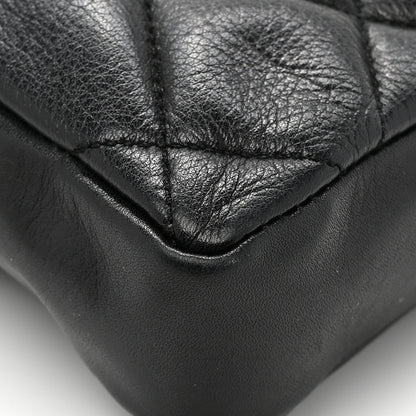 Chanel Lambskin Quilted Flap Waist Belt Bag 75 30 Black 18 of 19