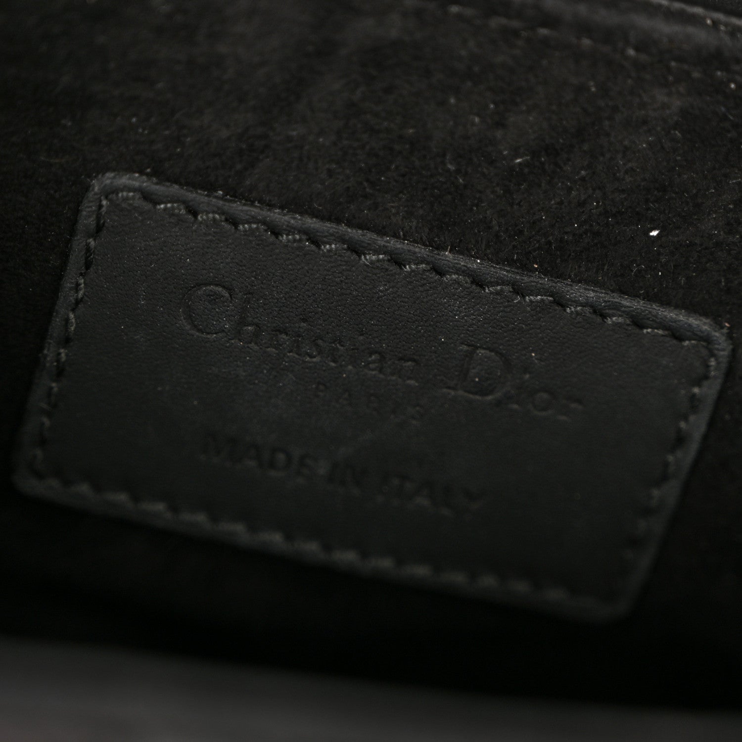 Christian Dior Ultra Matte Calfskin Mini Saddle Bag With Strap Black 6 of 14