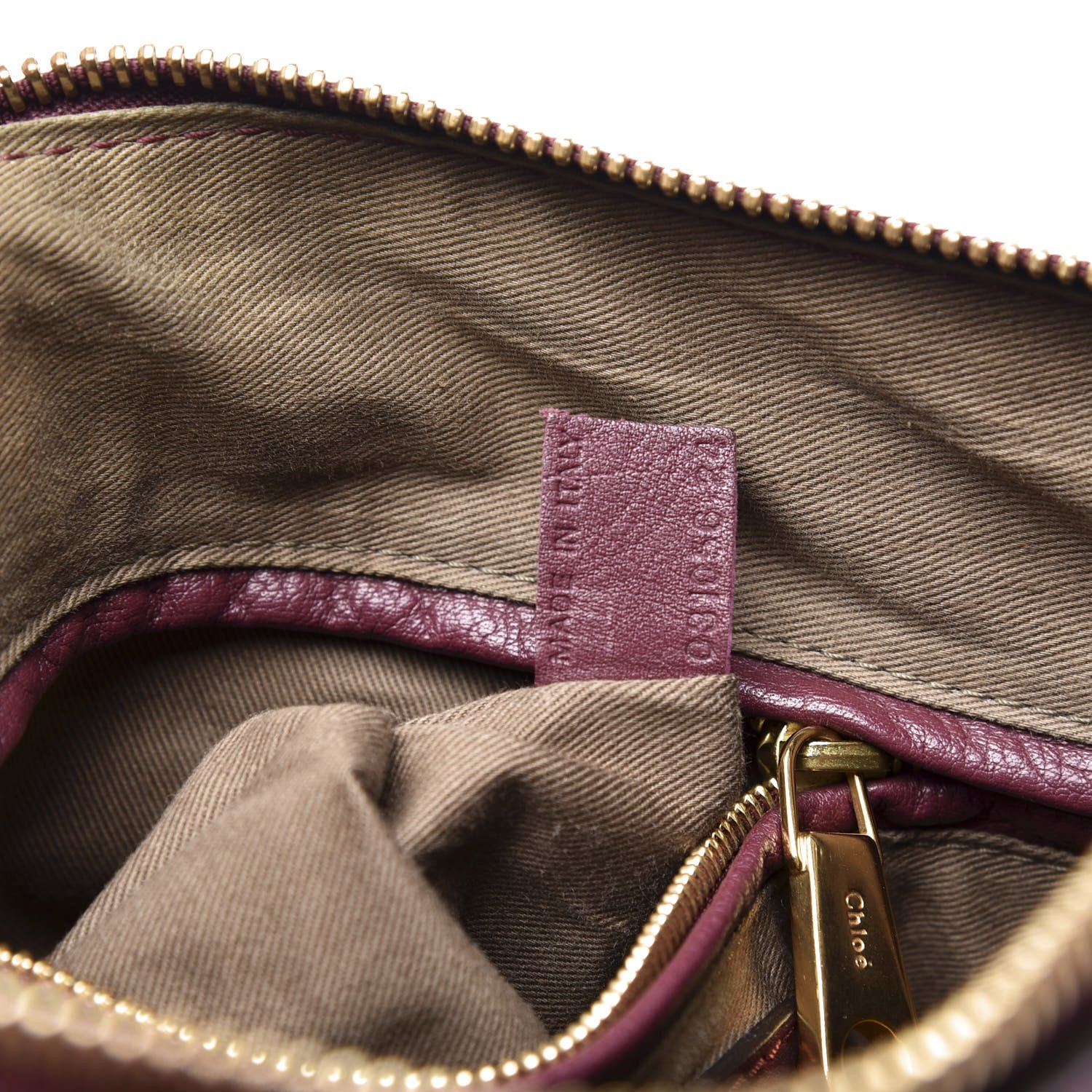 Chloe Calfskin Medium Marcie Satchel Wild Purple 8 of 11