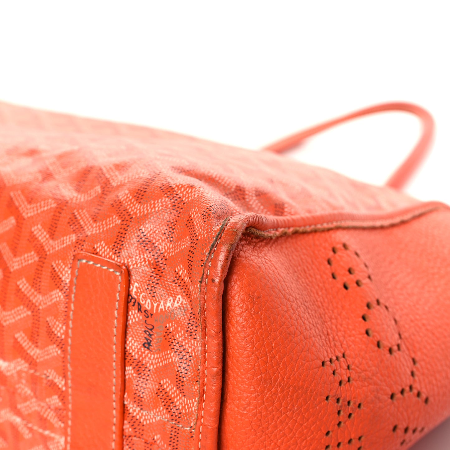 Goyardine Sac Hardy Pet Carrier PM Orange
