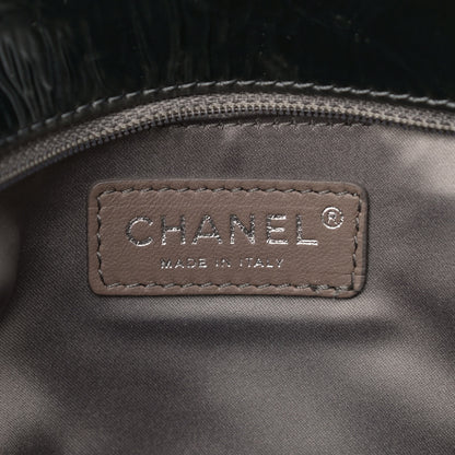 Chanel Glazed Calfskin Quilted CC Single Flap Black 6 of 11