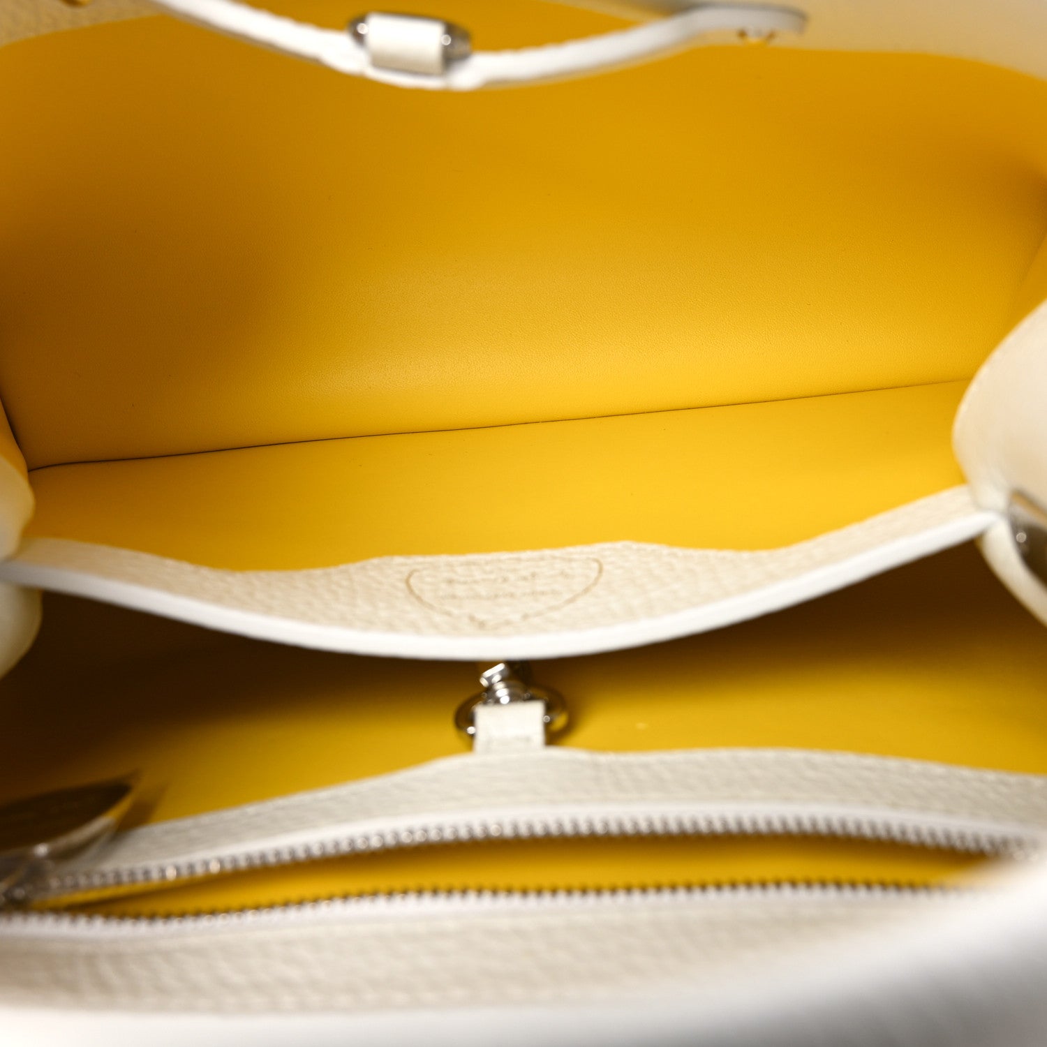 Louis Vuitton LV X YK Taurillon Capucines BB White 5 of 8