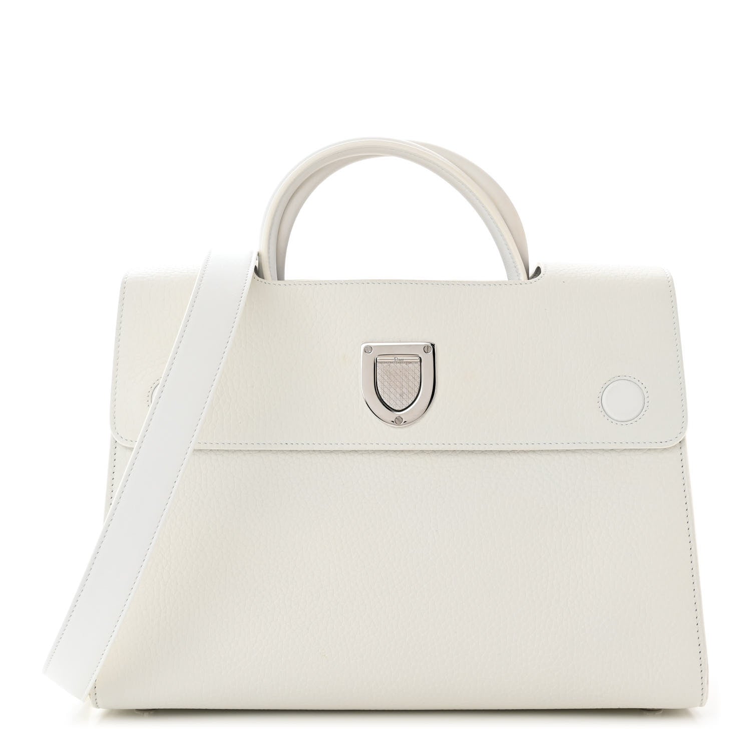 Christian Dior Bullcalf Medium Diorever Flap White 1 of 11