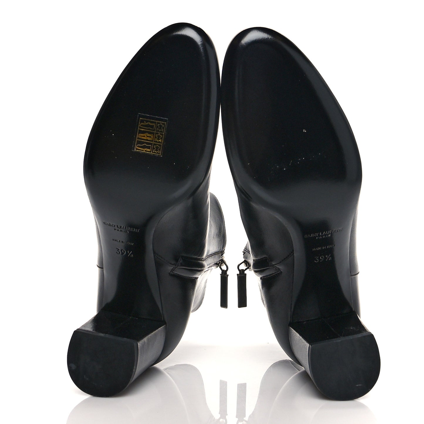 Nappa Loulou Ankle Zip Boot 39.5 Black
