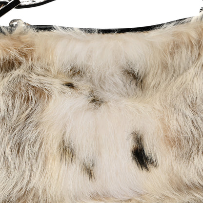Fendi Rabbit Fur Mini Pochette White 7 of 9