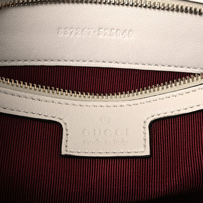 Gucci Lambskin Matelasse Medium GG Marmont Shoulder Bag White 7 of 10