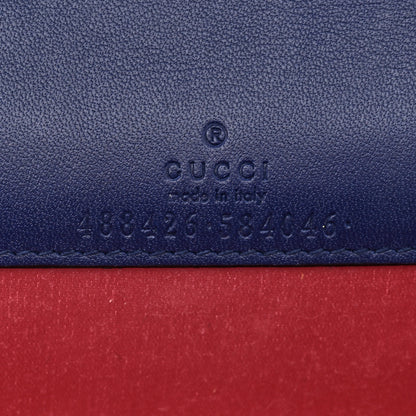 Gucci Velvet Matelasse GG Marmont Mini Bag Cobalt Blue 6 of 11