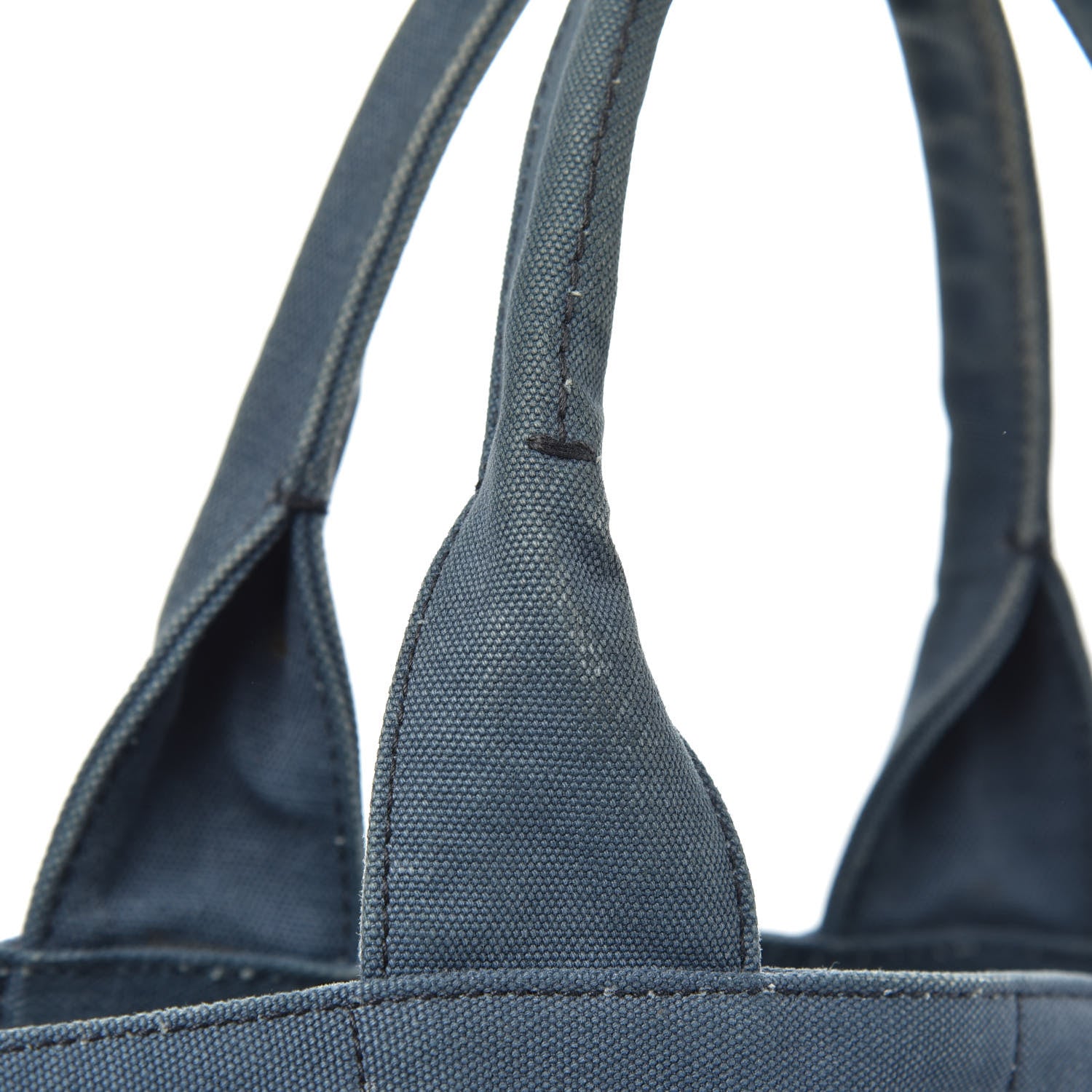 Prada Canvas Canapa Logo Tote Blue 17 of 18
