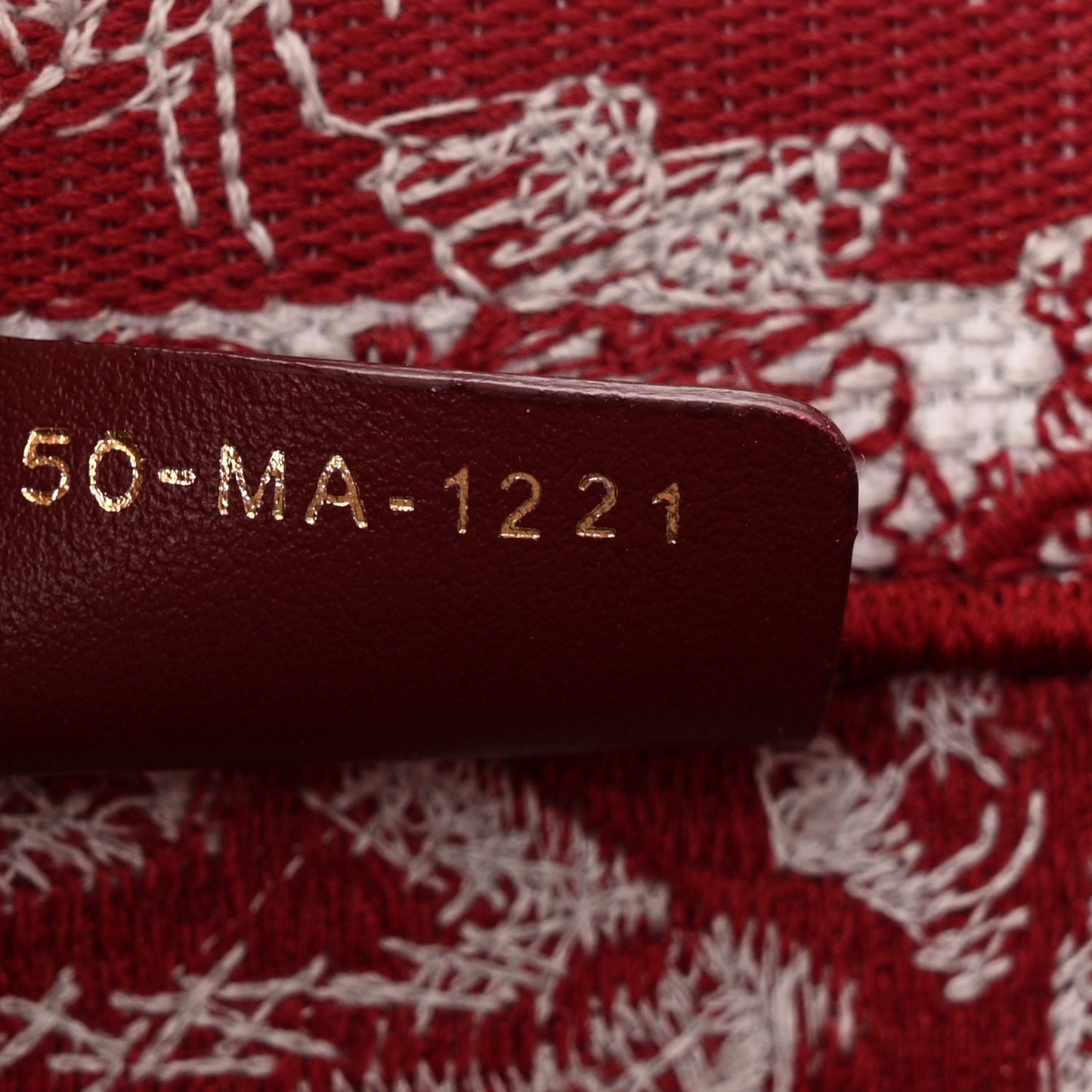 Canvas Embroidered Medium Dioriviera Toile De Jouy Book Tote Raspberry