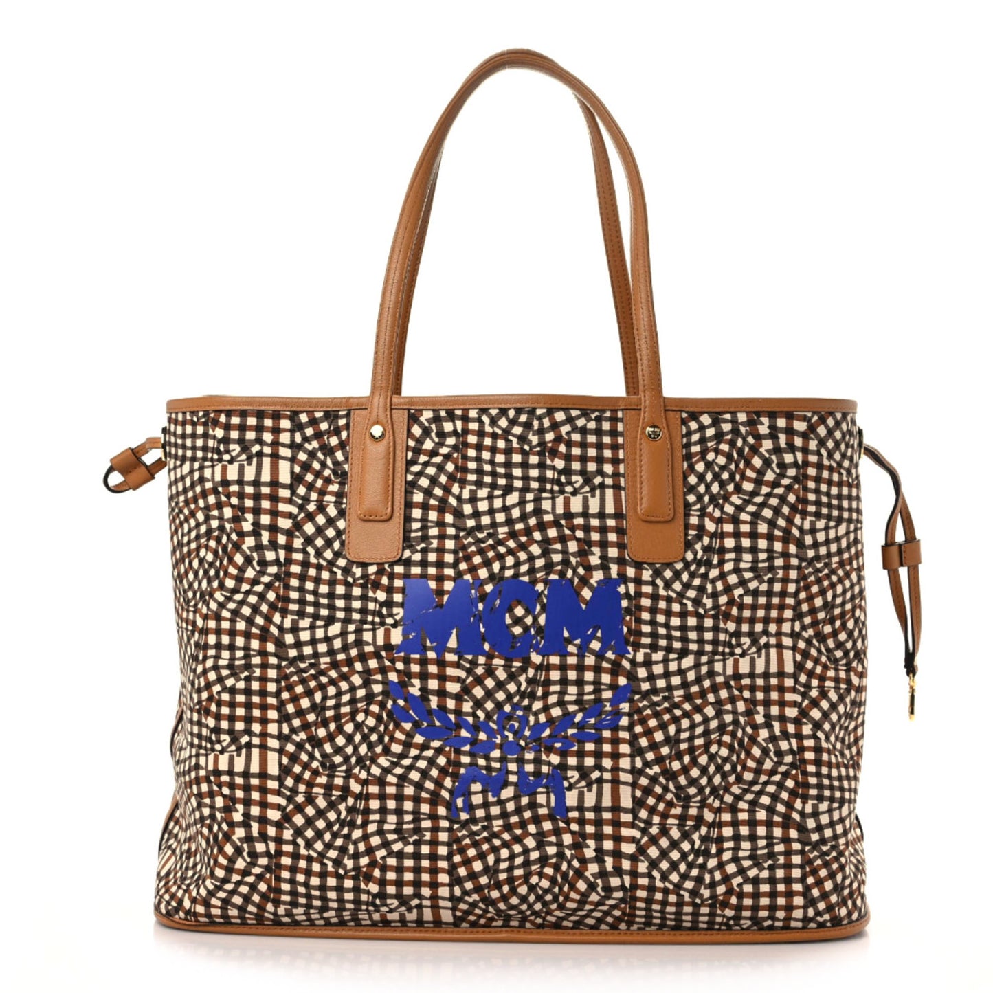 Visetos Medium Liz Reversible Shopper Tote Cognac
