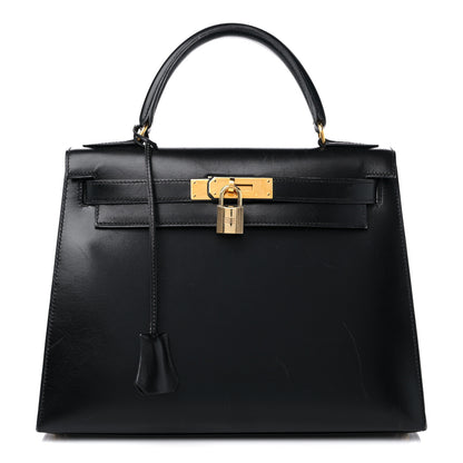 Hermes Box Kelly Sellier 28 Black 1 of 16