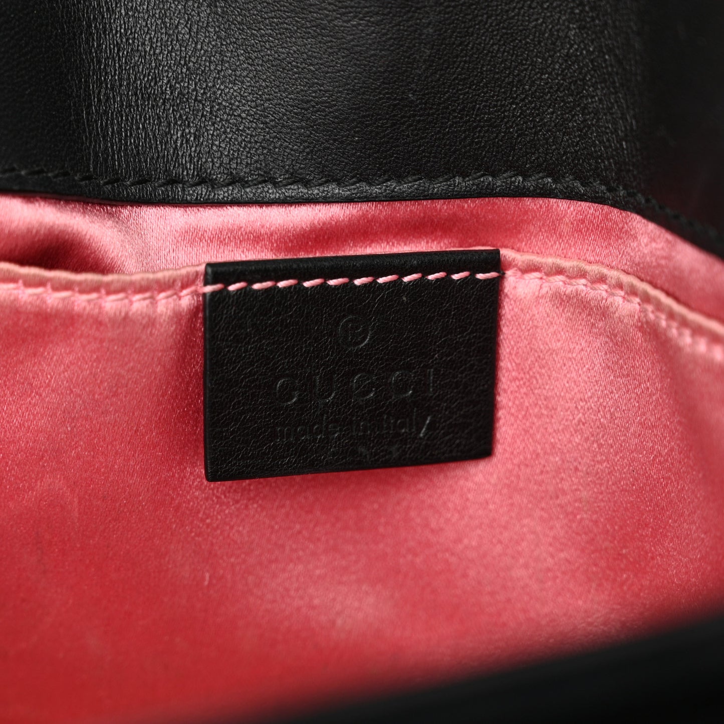 Velvet Matelasse Mini GG Marmont Shoulder Bag Black