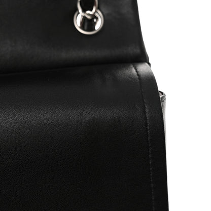 Chanel Lambskin Quilted Jumbo Double Flap Black 12 of 17