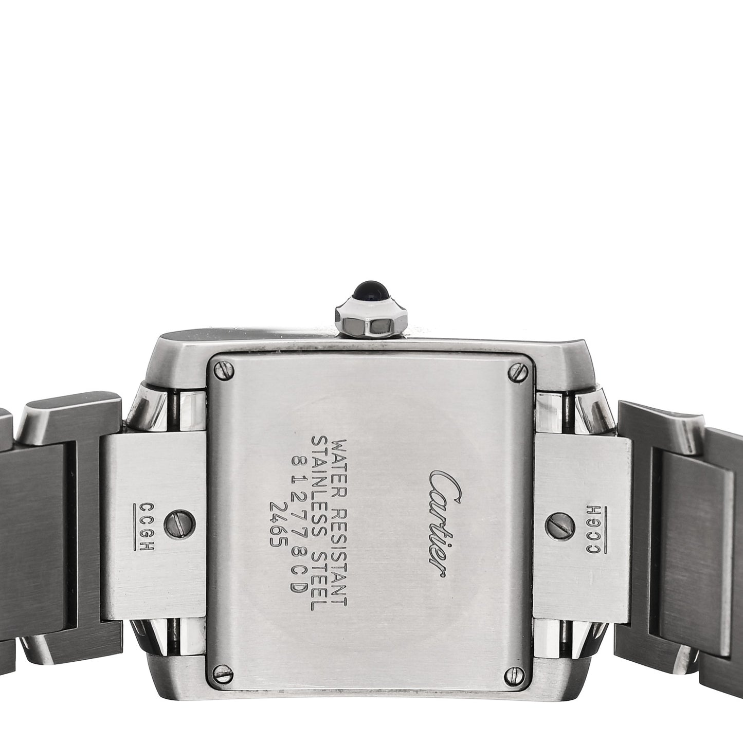 Stainless Steel 25mm Tank Francaise Quartz Watch