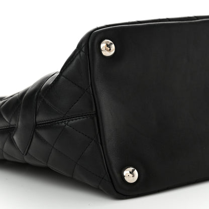 Chanel Calfskin Quilted Large Cambon Tote Black 9 of 16