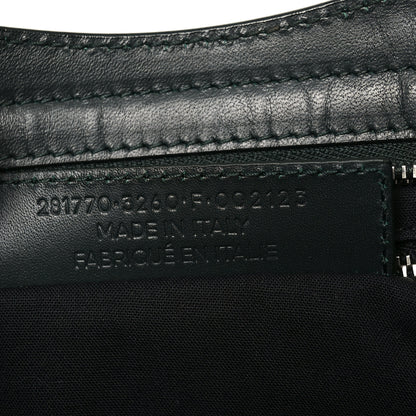 Balenciaga Smooth Calfskin Metallic Patent Giant 12 Silver Hardware City Vert Poker Fonce 6 of 9