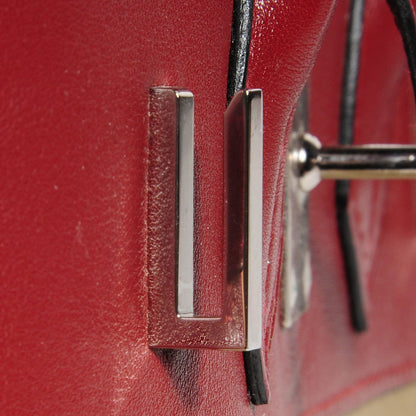 Hermes Toile Swift Birkin 30 Rouge H 6 of 24