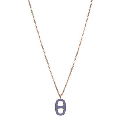 Hermes Laquered Iliade Pendant Necklace 1 of 6