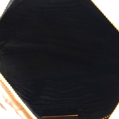 Prada Nappa Triangle Quilted Patchwork System Bag Bianco 5 of 11