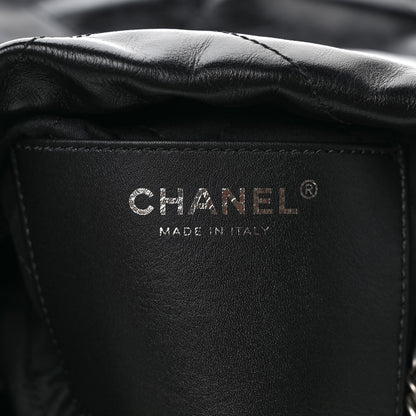 Chanel Shiny Calfskin Quilted Mini Chanel 22 Black 6 of 9