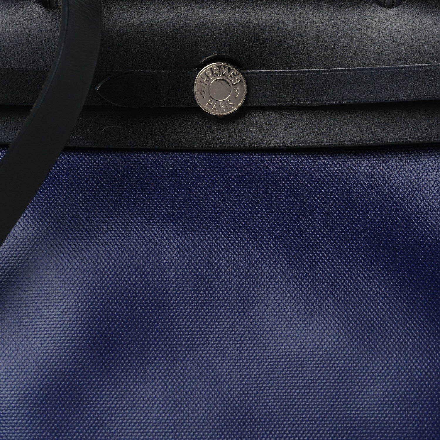 Hermes Toile H Berline Vache Hunter Herbag Zip PM 31 Bleu Encre Black 8 of 11