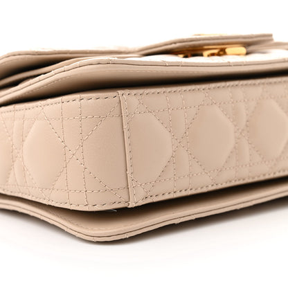 Christian Dior Lambskin Cannage Small Jolie Top Handle Bag Powder Beige 9 of 10